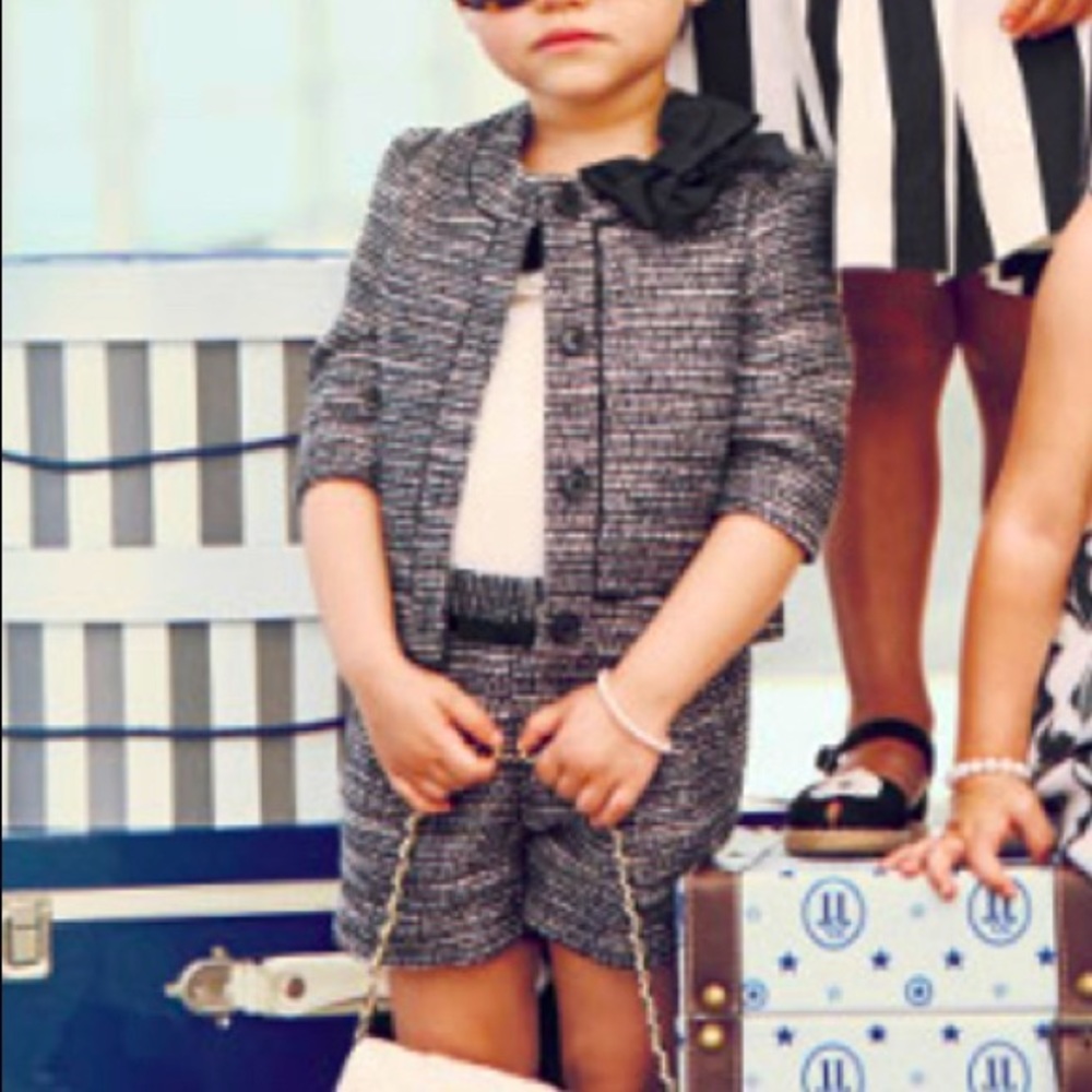 Janie and Jack 5 French Voyage coat/ shorts.